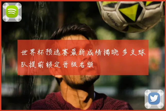 世界杯预选赛最新成绩揭晓 多支球队提前锁定晋级名额